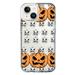 MUNDAZE Case for Apple iPhone 15 Hybrid Shockproof Slim Hard Soft TPU Shell Heavy Duty Protective Phone Cover - Halloween Spooky Horror Scary Jack O Lantern Pumpkins