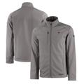 Men's Cutter & Buck Gray Texas-Rio Grande Valley Vaqueros Evoke Eco Softshell Recycled Full-Zip Jacket