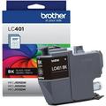 Brother LC401BKS Original Standard Yield Inkjet Ink Cartridge - Single Pack - Black - 1 Pack - 200 Pages | Bundle of 2 Each