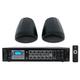 2 JBL Control 67 P/T 6.5 Commercial 70v Black Hanging Pendant Speakers+Receiver