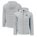 Men's Cutter & Buck Gray Oregon Ducks Evoke Hybrid Eco Softshell Recycled Full-Zip Hoodie