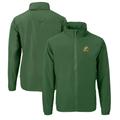 Men's Cutter & Buck Green Oregon Ducks Charter Eco Recycled Full-Zip Jacket