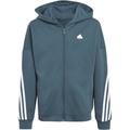 ADIDAS Kinder Kapuzensweat Future Icons 3-Streifen, Größe 128 in Grau