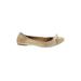 Tory Burch Flats: Gold Shoes - Women's Size 6 - Round Toe