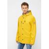 Regen- und Matschjacke DERBE "Passby", Herren, Gr. M, bunt (gelb navy), Obermaterial: 100% Polyester; Futter: 100% Baumwolle; Ärmelfutter: 100% Polyester, casual, normal, Langarm, Jacken, Wasserabweisend, winddicht, gestreiftes Innenfutter