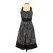 White House Black Market Cocktail Dress Tie Neck Sleeveless: Black Dresses - Women's Size 2