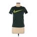 Nike Active T-Shirt: Green Activewear - Women's Size Medium