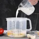 Tasse à mesurer de cuisson 2 5 l bol à mélanger ménager avec couvercle pour cuisson de cuisine