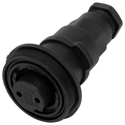 Electric Connector, Sealed Waterproof, Female, 2 Prong (Appropriate For Use With Steel Abrasives)