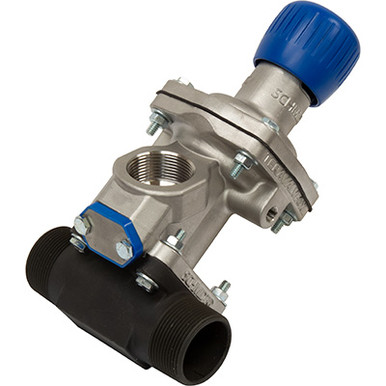 Teravalve™ Xl, Complete Valve, 1-1/2", 1-1/2" Male x 1-1/2" Male Npt Nipple