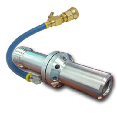 Water Induction Nozzle System, 1/2" Bore, 1" Entry, 50mm Thread, Aluminum Jacket, Hose Included