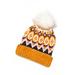 Chalet Fair Isle Faux Fur Pompom Hat