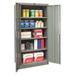 ZORO SELECT 410S361878HG 22 ga. ga. Steel Storage Cabinet, 36 in W, 78 in H,