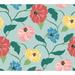 Sky Blue Jungle Garden Peel and Stick Wallpaper