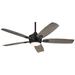 56" Kichler Tranquil Olde Bronze LED Damp Ceiling Fan with Remote