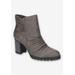 Wide Width Women's Carrow Bootie by Easy Street in Grey (Size 8 W)