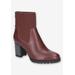 Women's Lucia Bootie by Easy Street in Burgundy (Size 9 1/2 M)