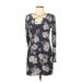 Derek Heart Casual Dress: Blue Dresses - Women's Size Large