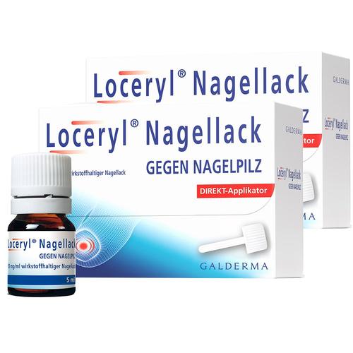 Loceryl Nagellack gegen Nagelpilz Doppelpack 2x5 ml Wirkstoffhaltiger