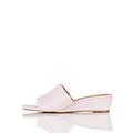 FIND Mule Wedge, Peeptoe Pumps, Pink (Pastel Pink), 37 EU (4 UK)