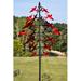 Red Barrel Studio® Iron Garden Statue red | 92 H x 27 W x 11 D in | Wayfair 5DF05D1542B6403898ECC836F55C3352