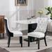 Upholstered Tufted Velvet Dining Chair with Solid Wood Legs Set of 6