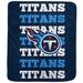 Pegasus Tennessee Titans 60'' x 70'' Logo Wordmark Plush Blanket