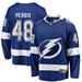 Men's Fanatics Branded Nick Perbix Blue Tampa Bay Lightning Home Breakaway Jersey