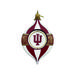 Indiana Hoosiers Two-Piece 5.5" Spinning Bulb Ornament Set