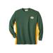 Men's Big & Tall NFL® Long-sleeve waffle crewneck by NFL in Green Bay Packers (Size 2XL)