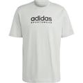 ADIDAS Herren Shirt All SZN Graphic, Größe M in Grau