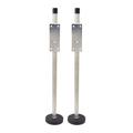 2 PCS Adjustable Ladder Leveler 20 inch Extension Ladder Stabilizer Feet Levelers Universal Stair Ladder Stabilizer Ladder Aide Leveling Feet Ladder Accessories for Indoor Outdoor