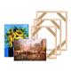 Photo Frame,Wooden Canvas Frame Wooden Canvas Frame DIY Oil Painting Canvas Print Painting Frame Gallery Canvas Stretcher Home Decoration (Color : 50x100cm)