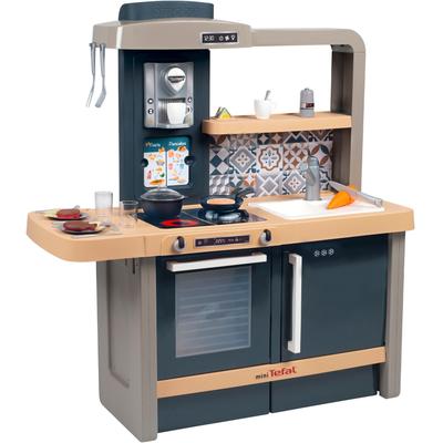 Spielküche SMOBY "Tefal Evo", blau, Spielküchen, KinderB:92cm H:101cm T:44cm, Kunststoff, mit Sound, B:92cm H:101cm T:44cm