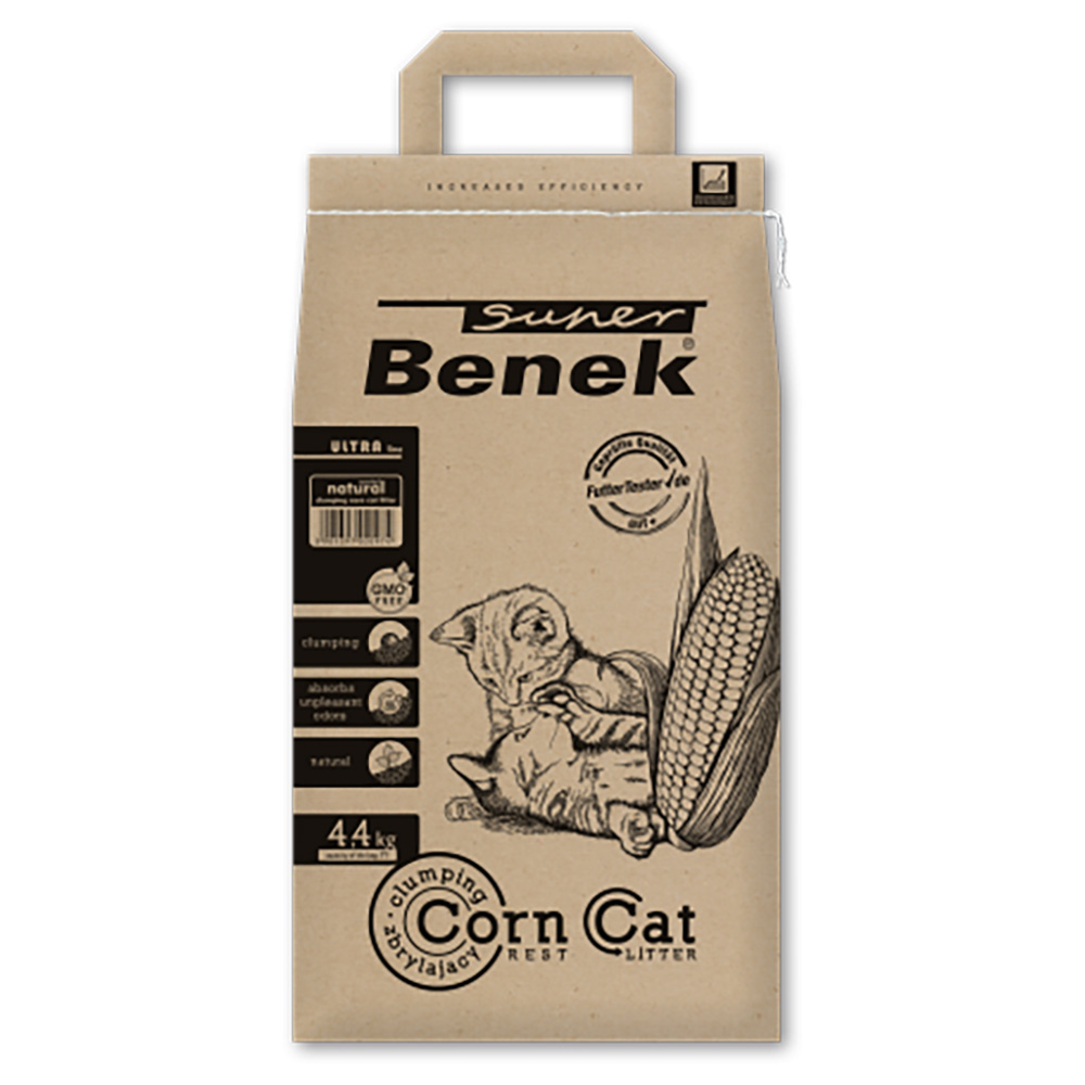 7l Super Benek Corn Ultra Natural Cat Litter