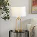 Everly Quinn Gold Table Lamp Metal in Yellow | 24 H x 14 W x 14.1 D in | Wayfair 934A01BBFD9D46898026BCDD7EFB698B