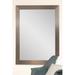 Gracie Oaks LaTeisha Accent Mirror Metal in Gray/Brown | 38" H x 32" W x 0.75" D | Wayfair 8DA6962158404006858F90B801646F9E