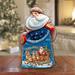 The Holiday Aisle® Santa's Sleigh Santa Wood Carved Masterpiece Figurine By G. Debrekht in Blue/Red | Wayfair 6197F5C509DD49F8B4CC5BE6BF7B3332