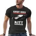 T-shirt Knight Rider Kitt Mod ens Respzed pour hommes vêtements drôles 100% coton Streetwear