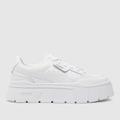 PUMA mayze stack trainers in white