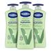 Vaseline Intensive Care Body Lotion For Dry Skin Soothing Hydration Lotion Made With Ultra-Hydrating Lipids + 1% Aloe Vera Extract To Refresh Dehydrated Skin 20.3 Oz Pack Of 3