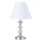 Happy Homewares Contemporary Satin Nickel Power Saving And Eco Friendly Led Touch Table Lamp