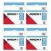 Arrow Fastener 224 Genuine P22 1/4-Inch Staples 5 050-Pack Pack of 4