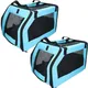 AB Tools 2Pk Blue Medium Dog Puppy Car Seat Carrier 30.5X33X51Cm For Pets Upto 25Lbs