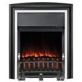 Focal Point Lycia Black Chrome Effect Electric Fire