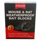 Rentokil Mouse & Rat Weatherproof Bait Blocks 240G