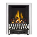 Focal Point Elegance Full Depth Black Chrome Effect Remote Controlled Gas Fire