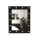Walplus Black Hollywood Vanity Mirror Wall Decor Vanity Mirror For Living Room Bedroom 40X50Cm