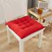 LTTVQM 4 Pack 16 x 16 inches Seat Cushion Chair Cushion Comfort Chair Pads Chair Mat for Indoor Outdoor Dining Chair Office Chair Desk Chair Red