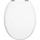 Bemis Denver White Sta-Tite Bottom Fix Toilet Seat